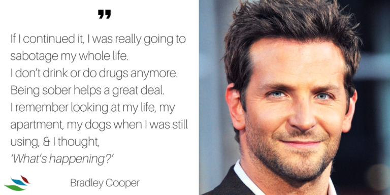 ACTOR BRADLEY COOPER QUOTE ON BEING SOBER – Recovery Research Institute